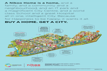Book home @ Rs. 47 Lacs at Bhartiya Nikoo Homes II in Bangalore